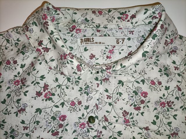 Blusa Zara Girls con estampado floral