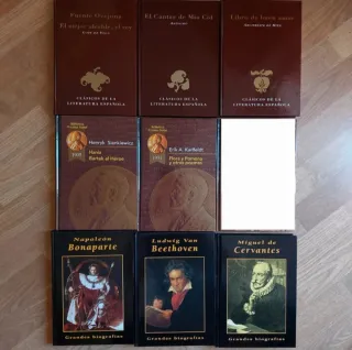 Libros 1€ unidad, 4€ lote