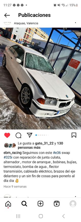 BMW E36 COUPE 318i SWAP A 325