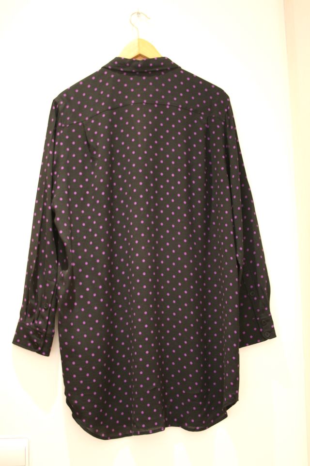 BIMBA & LOLA Blusa Topos - Marino & Lila