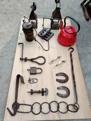Cepillo antiguo para caballos burros mulas