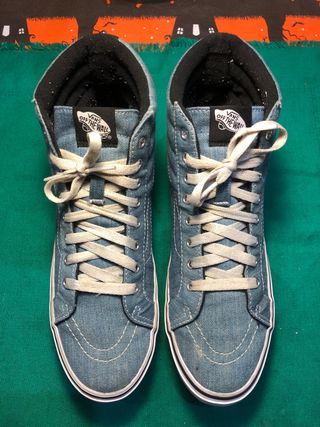 Botines Vans SK8 Platform Studded Denim 41 unisex