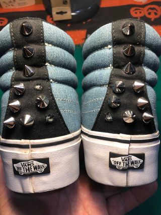 Botines Vans SK8 Platform Studded Denim 41 unisex