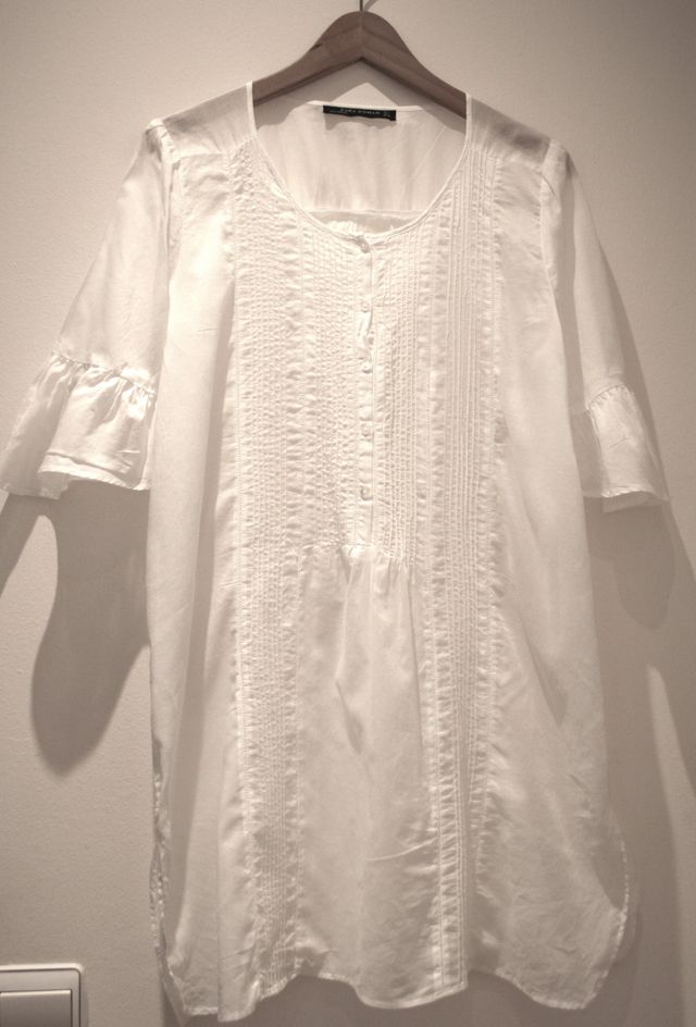 ZARA Vestido vaporoso Ibicenco