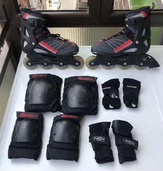 Patines 42,5 Rollerblade+Protecciones(T-S)