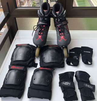 Patines 42,5 Rollerblade+Protecciones(T-S)