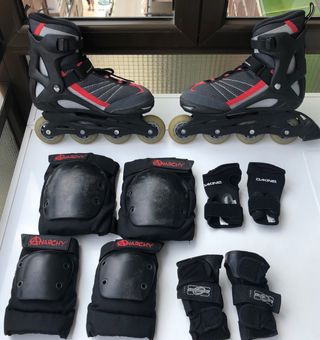 Patines 42,5 Rollerblade+Protecciones(T-S)