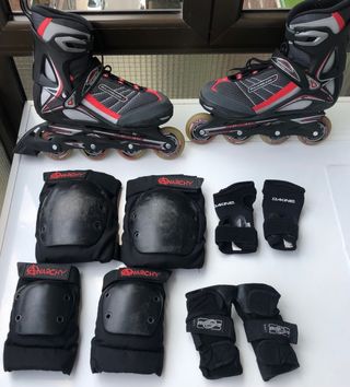 Patines 42,5 Rollerblade+Protecciones(T-S)
