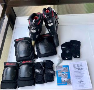 Patines 42,5 Rollerblade+Protecciones(T-S)