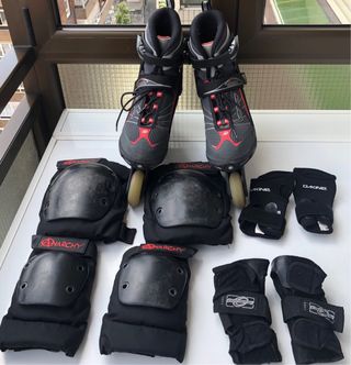 Patines 42,5 Rollerblade+Protecciones(T-S)