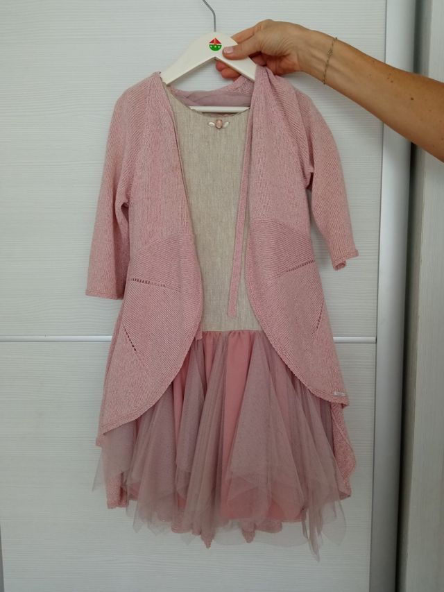 vestido niña ceremonia marca Tete & Martina.