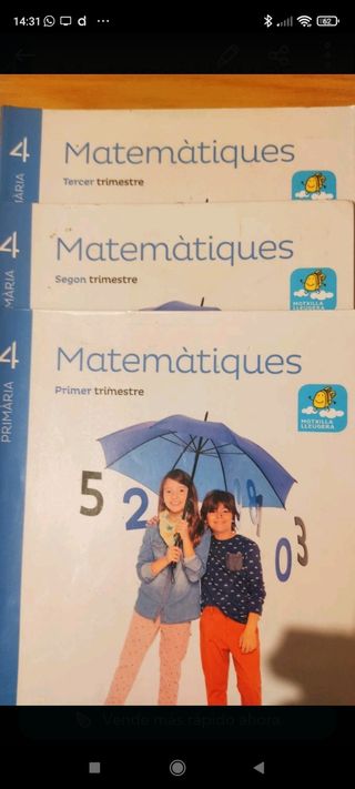 libros de 4 art de matemàticas