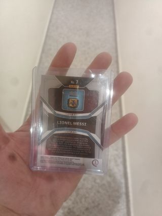 cromo Messi panini PRIZM QATAR22 #7