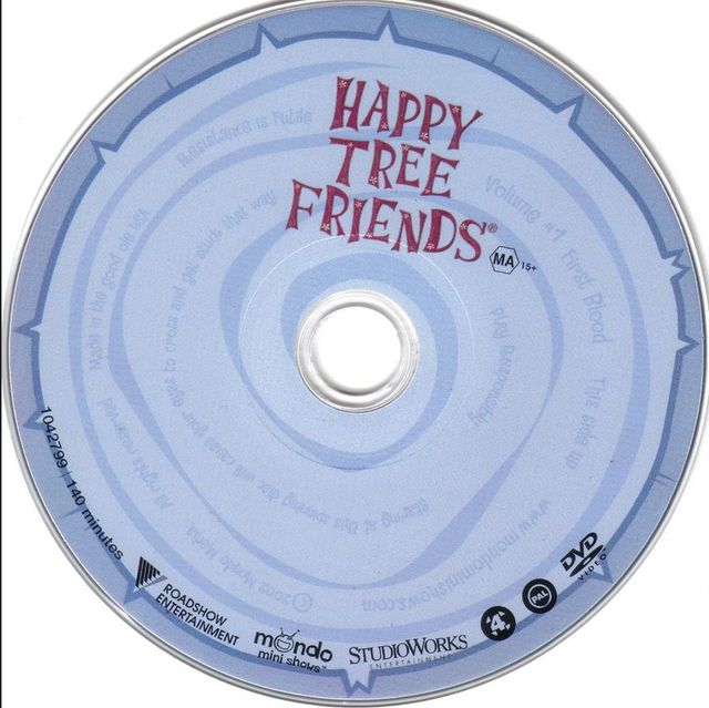 DVD Happy Tree Friends vol 1 (sin carátula)