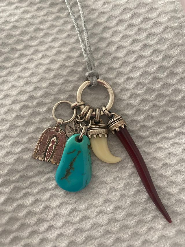 Colgante Scooter Paris vintage amuletos años 80