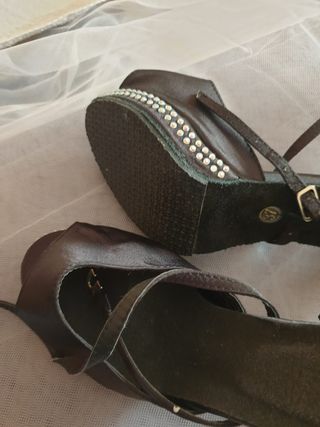 Zapatos baile  con suela para exterior  plataforma