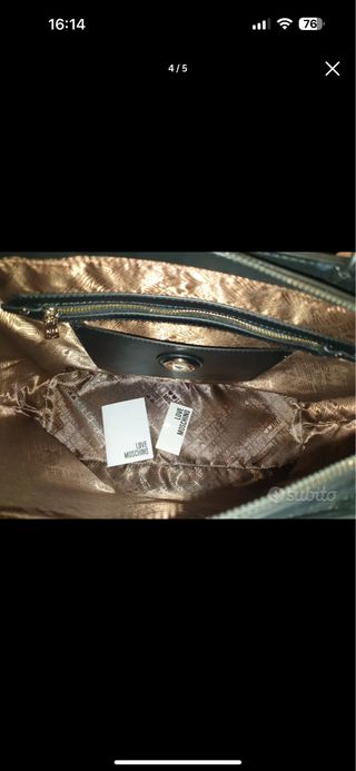 Borsa Moschino con frange-NUOVA