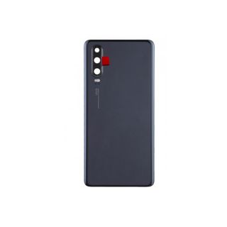 TAPA TRASERA HUAWEI P30 NEGRO LENTE
