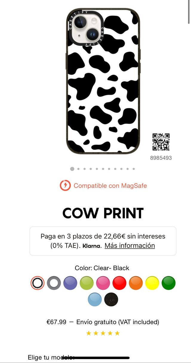 Funda Casetify - iPhone 14 y 13