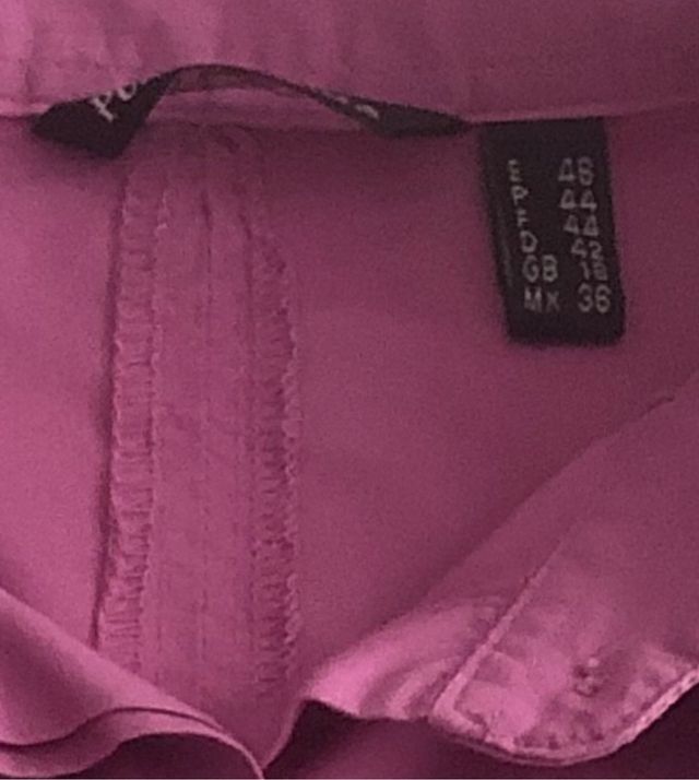 Punto Roma, camisa mujer, talla 44