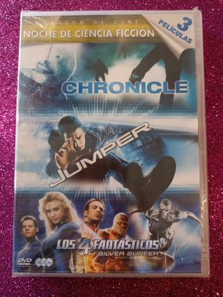 Lote 9 películas:4 Fantásticos, Jumper, etc...