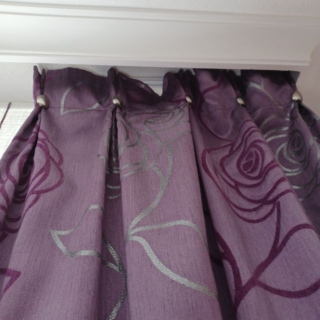 Estor plegable y cortinas