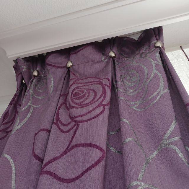 Estor plegable y cortinas