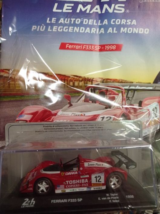 ferrari f333 sp 1998 24h  le mans collection 1/43