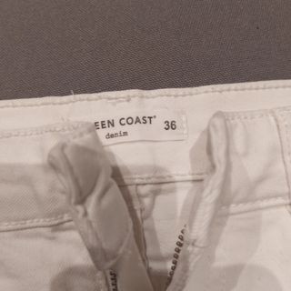 Falda vaquera blanca