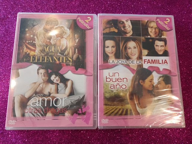 4 pelis. Agua para Elefantes.Amor y otras Drogas..