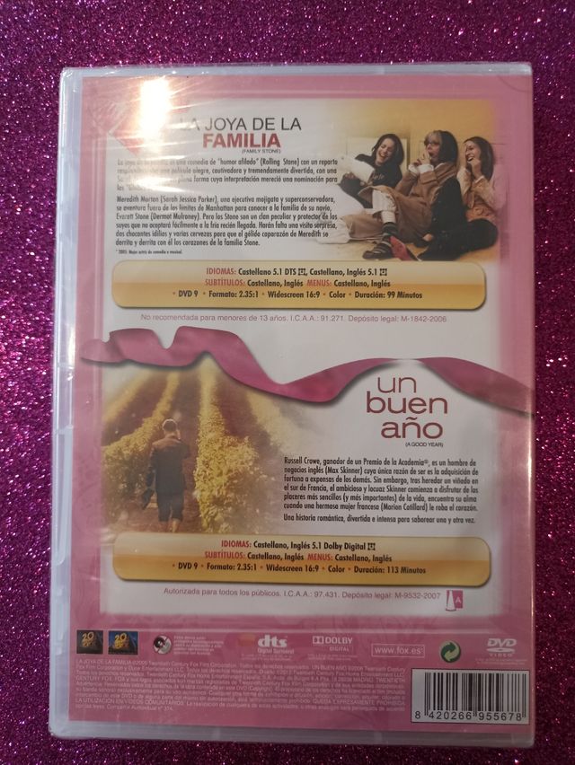 4 pelis. Agua para Elefantes.Amor y otras Drogas..