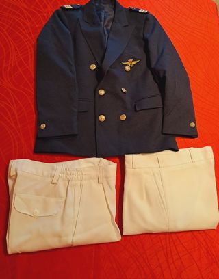 traje para niño con dos pantalones