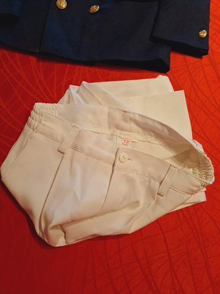 traje para niño con dos pantalones
