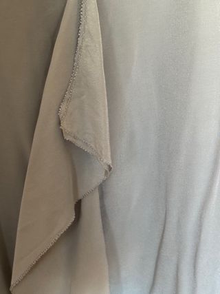 Buda seda/algodón gris. XS. Massimo Dutti