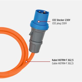 Cable caravana conector eléctrico 