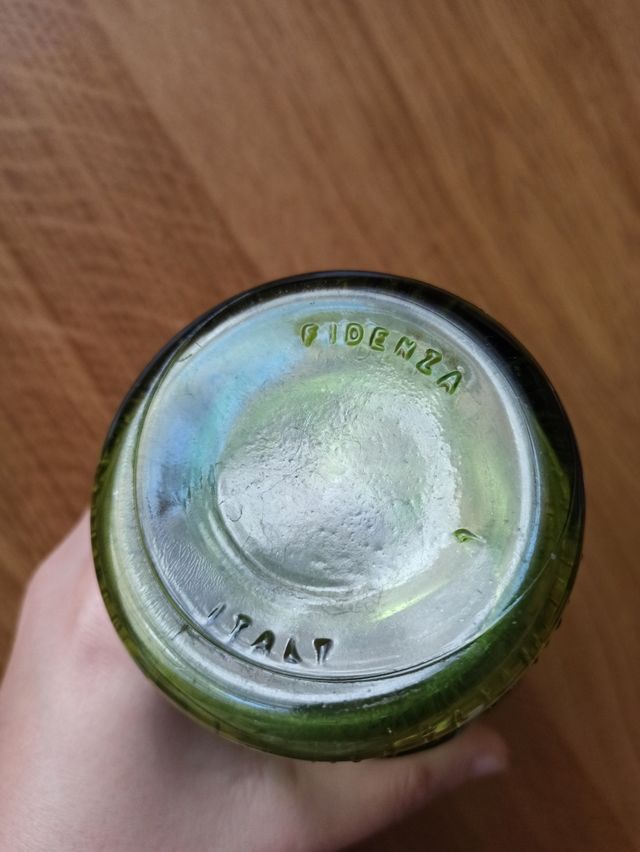 Juego de 3 vasos + jarra Fidenza Vetraria vintage