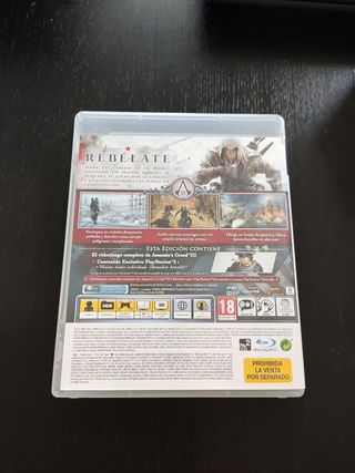 Assassin's Creed III para PS3
