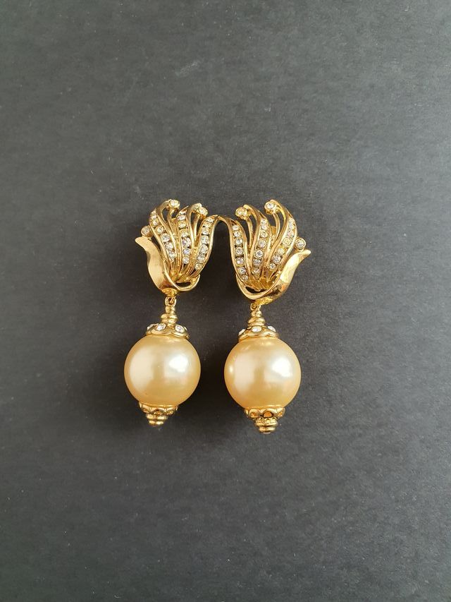 Pendientes barrocos de fiesta