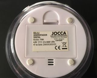 Reloj despertador luces led y sonidos