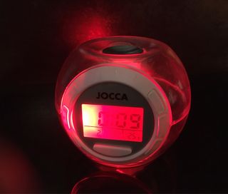 Reloj despertador luces led y sonidos