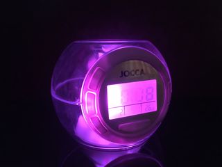 Reloj despertador luces led y sonidos