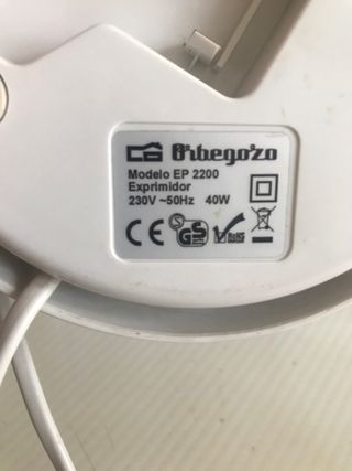 Exprimidor eléctrico 220v