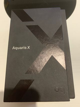 Caja vacía bq Aquaris X