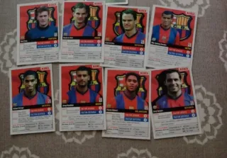 Barcelona 9 cromos 1999-2000.