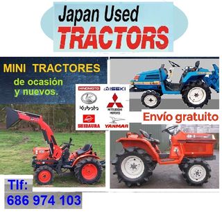 MINI TRACTOR con PALA y fresadora