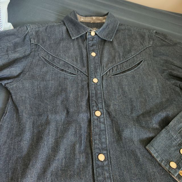 camicia hard rock blù