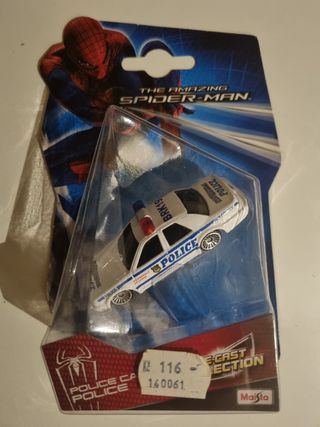 spiderman police maqueta coche