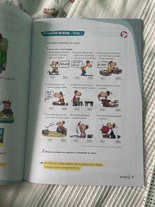 libro y cuadernillo de francés Vitamine el plus 2