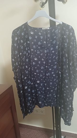 3 kimonos finos azul marino 