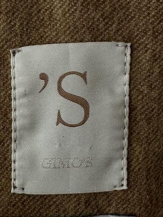 Abrigo chaqueta Gimo's piel de ante suede hombre